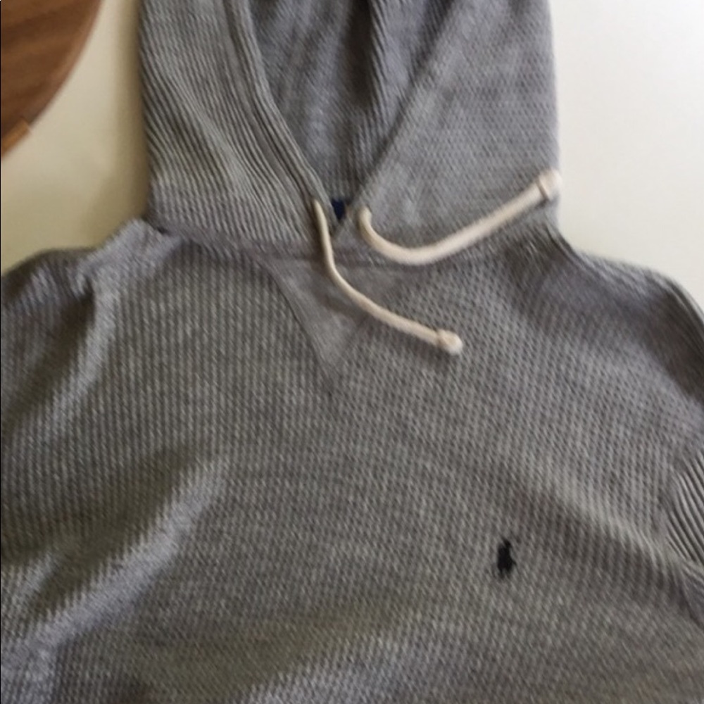 Polo waffle hoddie